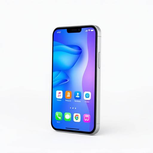 A smartphone displaying a mobile app interface, highlighting mobile development