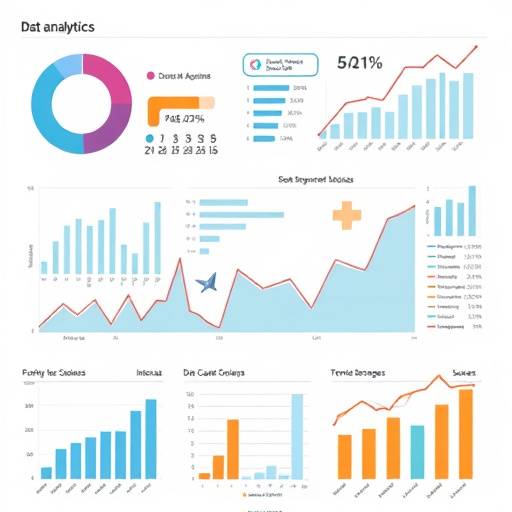 Illustration of data analytics and charts
