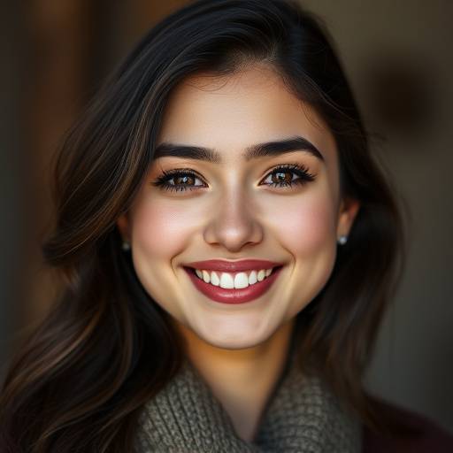 Portrait of a smiling young woman, testimonial from Sarah Johnson.